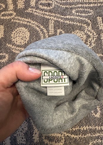 #Lacoste#Bere#erkekbere Gri Erkek Polar Bere - Görsel 3