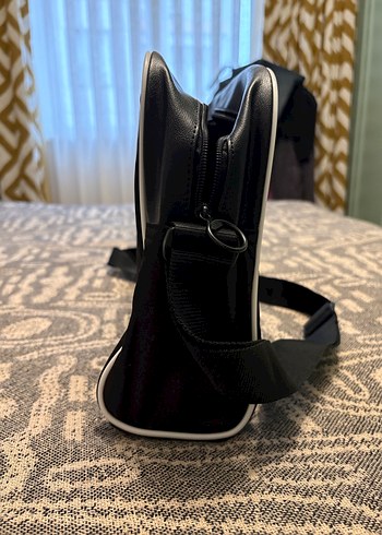 Siyah Puma Baskılı Erkek Omuz Çantası - Görsel 4