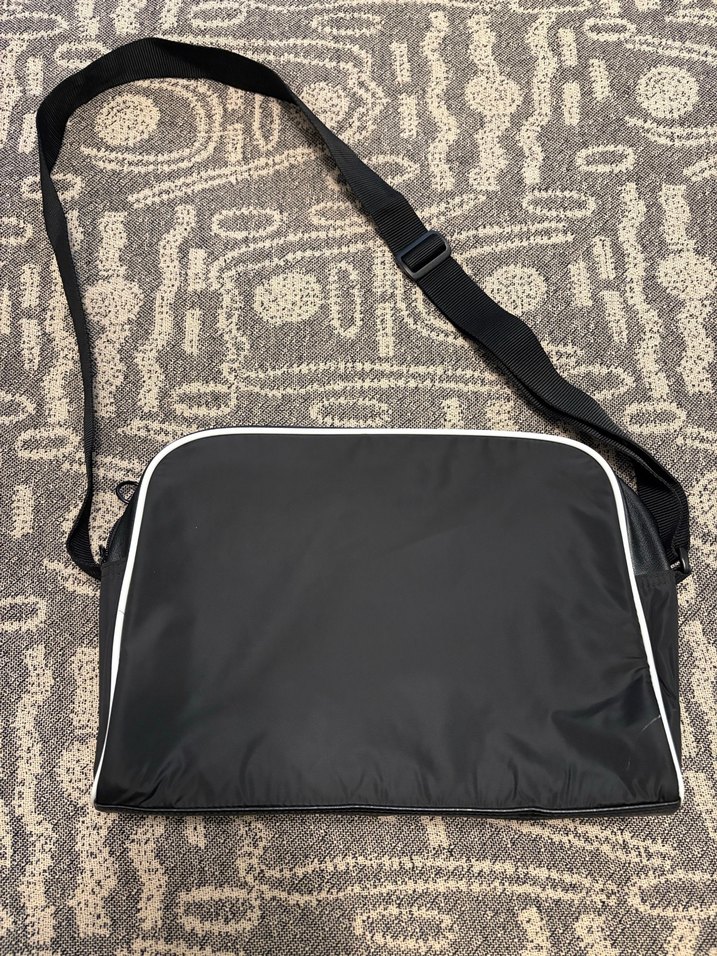 Siyah Puma Baskılı Erkek Omuz Çantası - Görsel 2