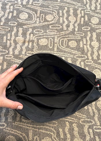 Siyah Erkek Laptop/bilgisayar Çantası - Hilfiger Baskılı - Görsel 2