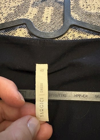 #Yargıcıelbise#yargıcı Uzun Kollu Bohem V Yaka Elbise - Görsel 4