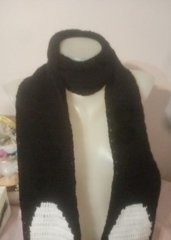 Goth Alternative underground Punisher scarf - Görsel 6