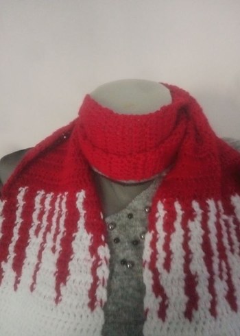 Gothic creepy bloody neck scarf - Görsel 4