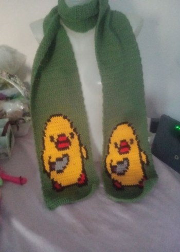 Psikopat killer civciv triko scarf - Görsel 3