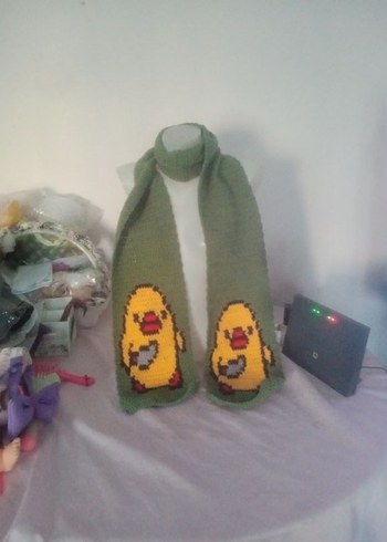 Psikopat killer civciv triko scarf - Görsel 2