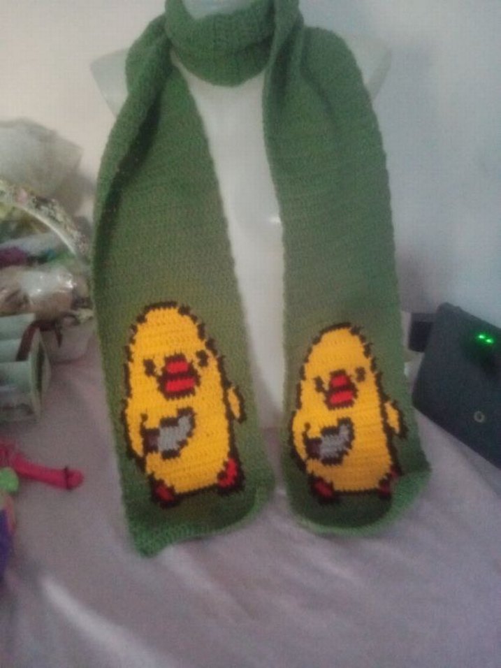 Psikopat killer civciv triko scarf - Görsel 3