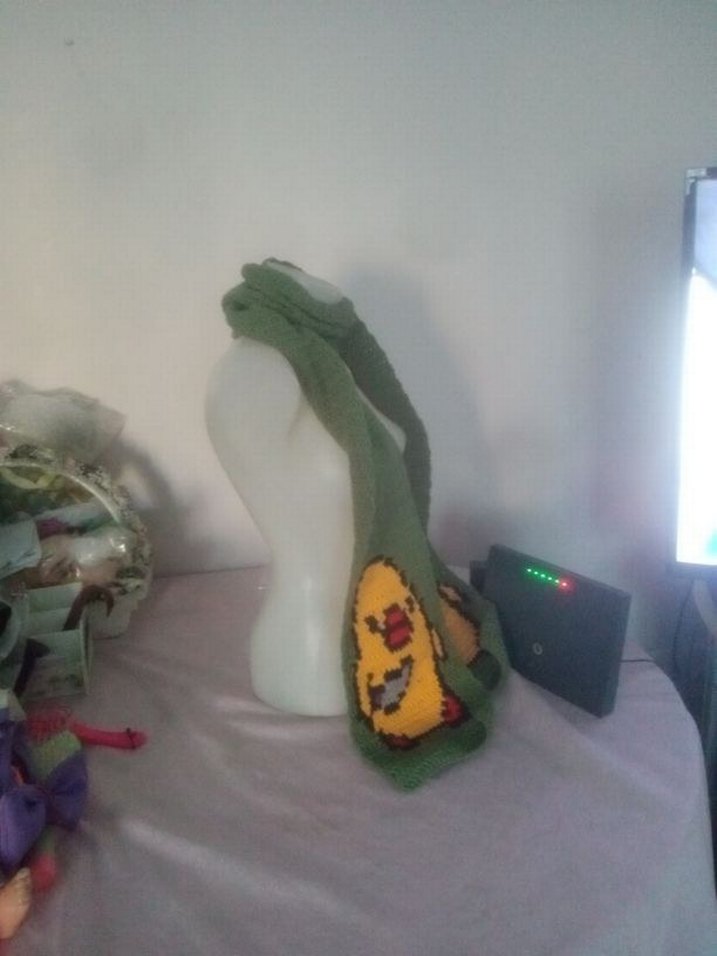 Psikopat killer civciv triko scarf - Görsel 5