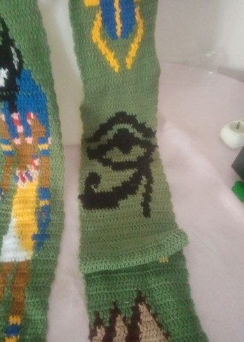 Antik Mısır temalı scarf - Görsel 5