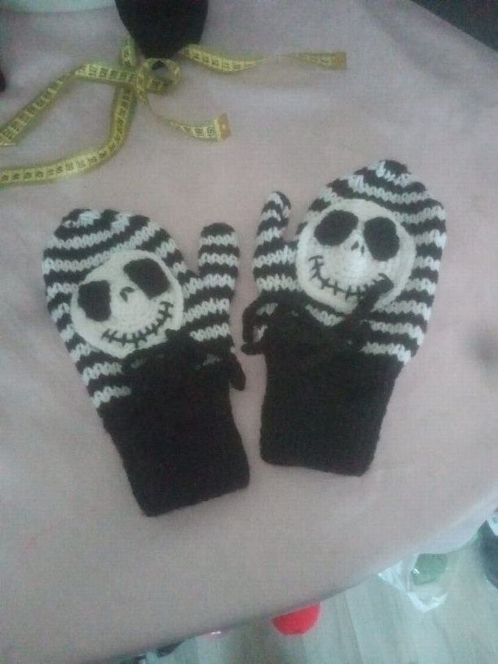 Jack Skellington eldiven - Görsel 2