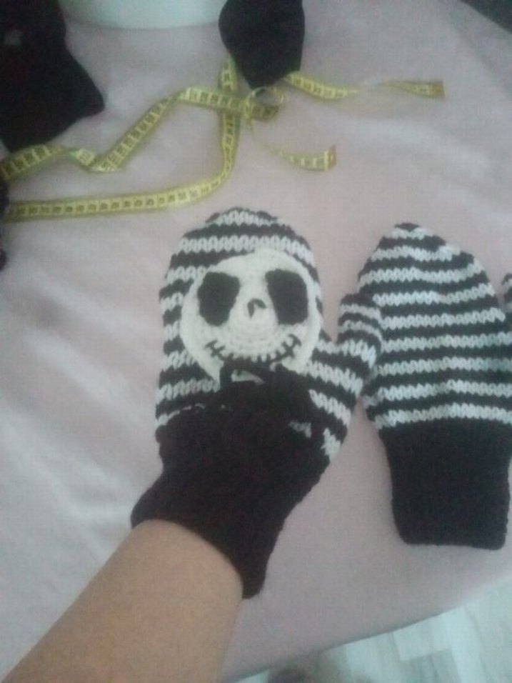 Jack Skellington eldiven - Görsel 5