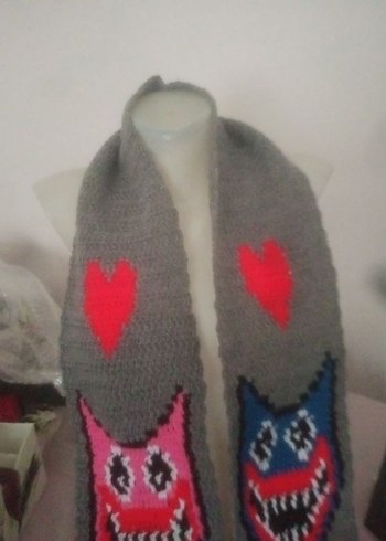 Huggy wuggy  kissy missy scarf - Görsel 6