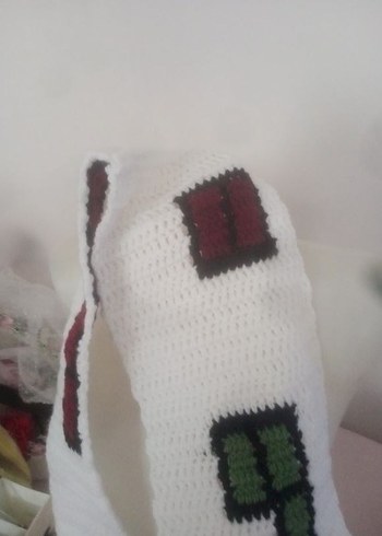 90's Tetris oyunu temalı scarf - Görsel 5