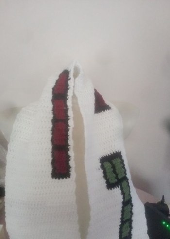 90's Tetris oyunu temalı scarf - Görsel 4