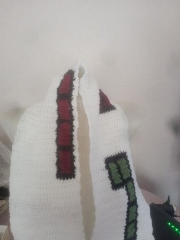 90's Tetris oyunu temalı scarf - Görsel 4