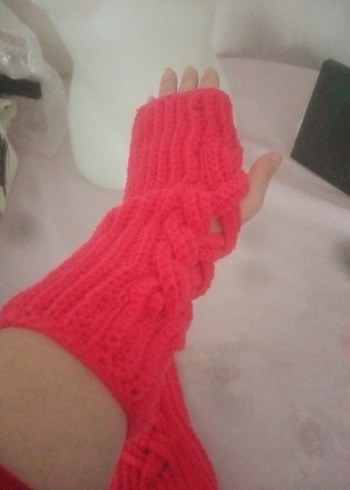 Bohem saç örgüsü eldiven - Görsel 3