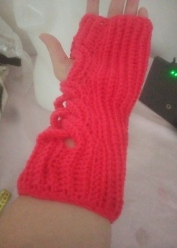 Bohem saç örgüsü eldiven - Görsel 5