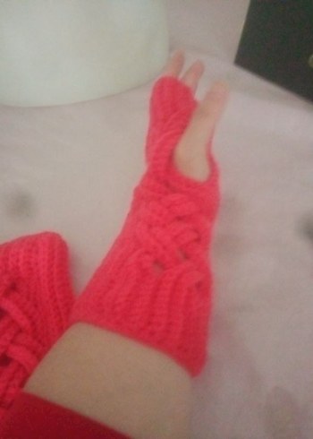 Bohem saç örgüsü eldiven - Görsel 4