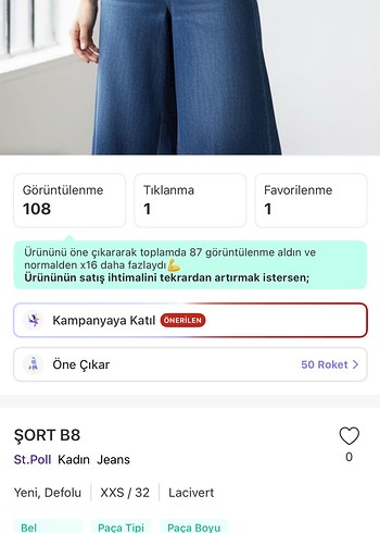 Diğer Pileli Salaş Midi Kot Etek