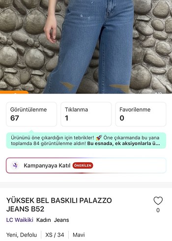 LC Waikiki Rahat Kesim Midi Boy Kadın Kot Pantolon