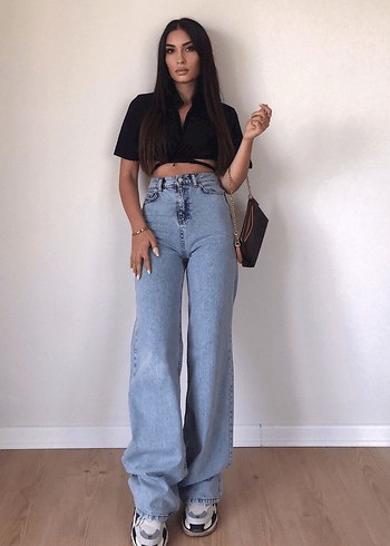 Bol Kesim Denim Kadın Jean