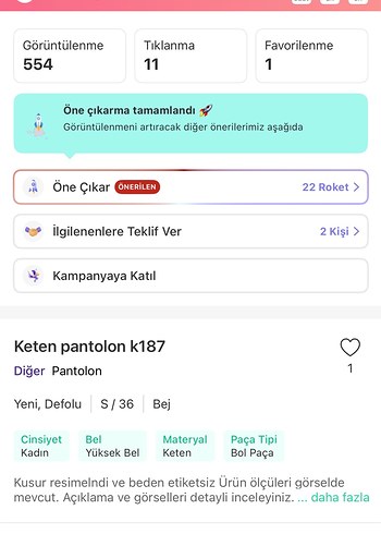 Keten pantolon - Görsel 7