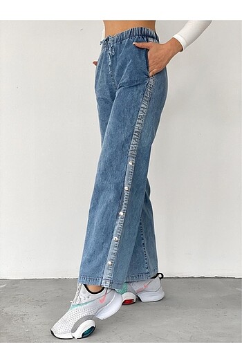 Bel lastikli jean
