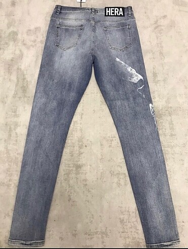 30 Beden mavi Renk Skinny jean