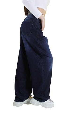 46 Beden lacivert Renk UNISEX SUPER BAGGY JEAN