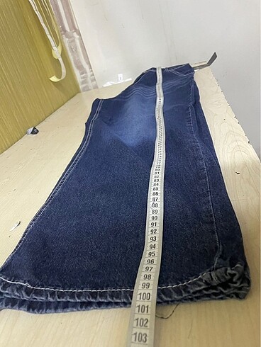 38 Beden lacivert Renk Unısex BAGGY jean