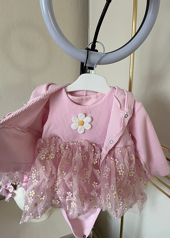 Kız Bebek Zıbınlı 2 Parça takım