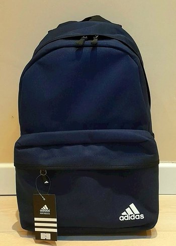 Adidas Lacivert Fermuarlı Erkek Sırt Çantası