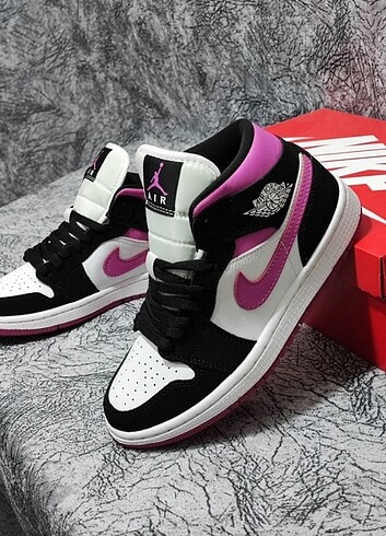 36 Beden pembe Renk Nike Air Jordan Ayakkabı