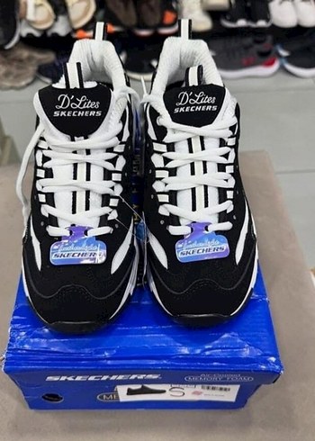 37 Beden siyah Renk Skechers Dlites Kadın Ayakkabı