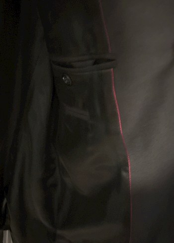 Erkek Siyah Düğmeli Klasik Takım Elbise - Görsel 3