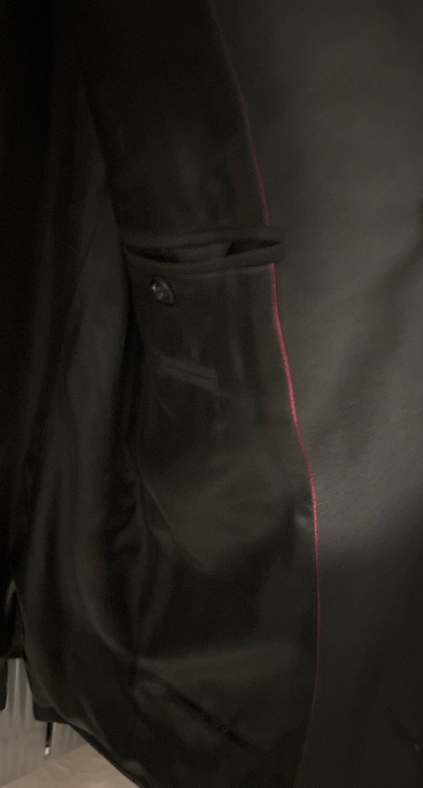 Erkek Siyah Düğmeli Klasik Takım Elbise - Görsel 3