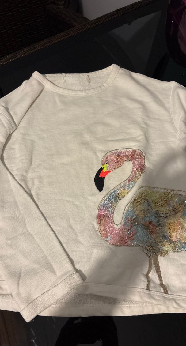 Kız Çocuk Baskılı Uzun Kollu Tişört - Görsel 2