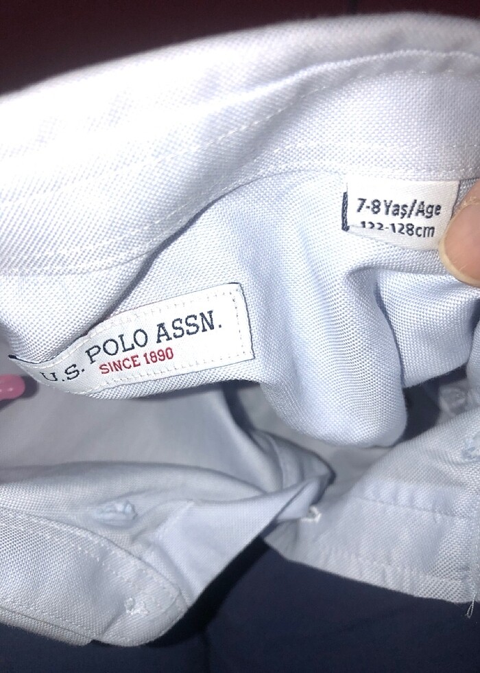 orjinal Uspa polo 7/8 yaş çocuk gömlek - Görsel 5