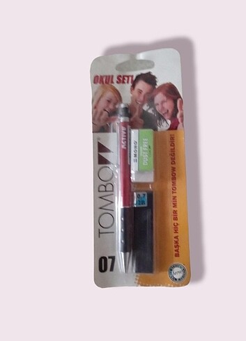 TOMBOW ACTİVE OKUL SETİ #0.7 kalem+silgi