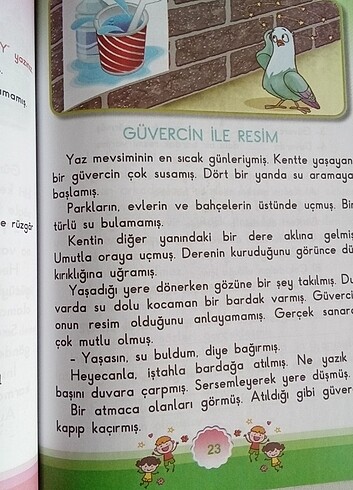 Beden 1.Sınıf Okuyorum Anlıyorum Düşünüyorum etkinlik kitabı