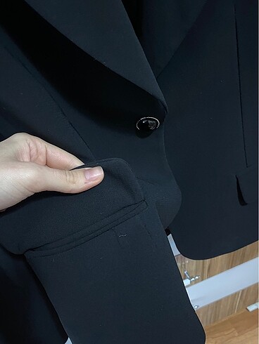 40 Beden siyah Renk Blazer ceket