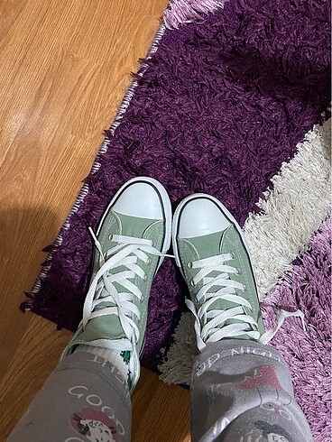 Converse Yeşil bilekli converse