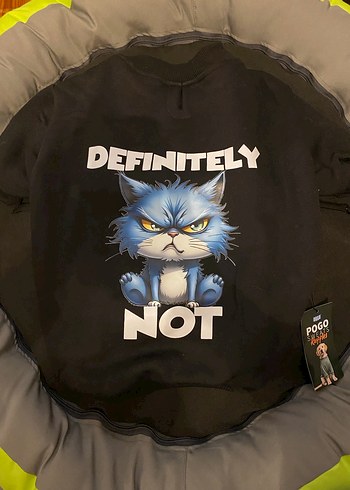 Gri Baskılı Şişme Kedi Kıyafeti