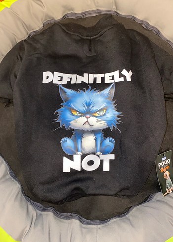 Gri Baskılı Şişme Kedi Kıyafeti - Görsel 3