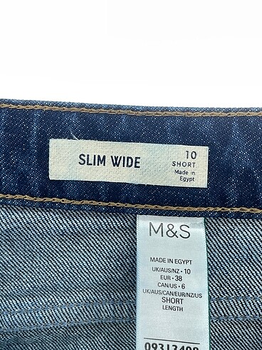 38 Beden lacivert Renk Marks & Spencer Jean / Kot %70 İndirimli.