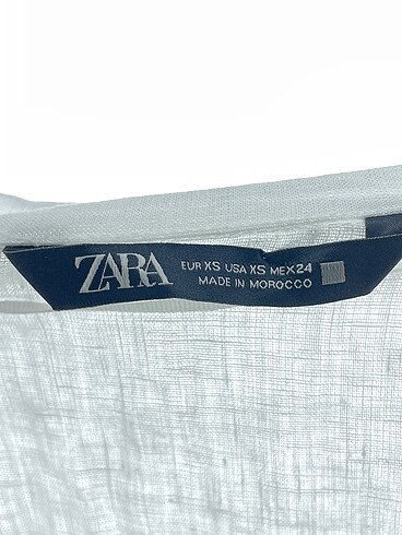xs Beden beyaz Renk Zara Bluz %70 İndirimli.