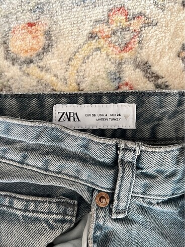 xs Beden Ara Straight Fit Jean Kot Pantolon