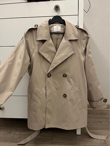 Primark Primark Kruvaze Kısa Trençkot