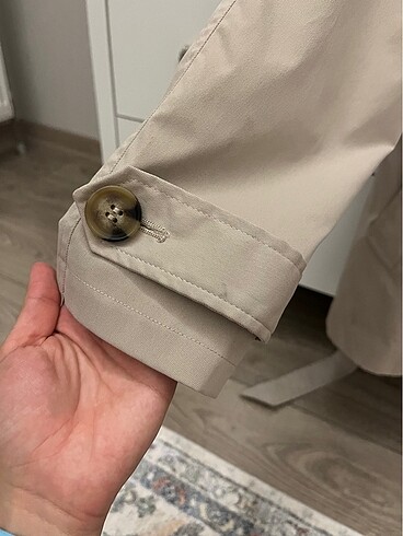 s Beden Primark Kruvaze Kısa Trençkot
