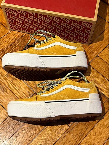 38,5 Beden sarı Renk VANS PLATFORM OLD SKOOL