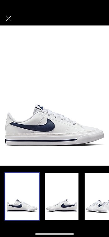 36 Beden Nike court Kadın yürüyüş ayakkabısı